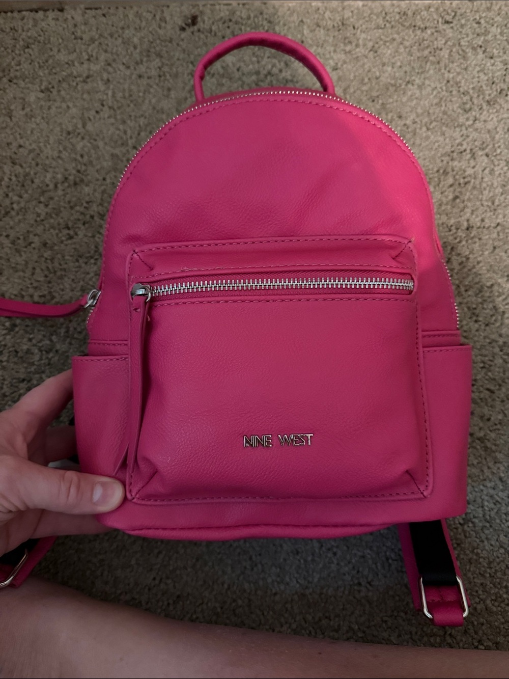 Nine West Hot Pink Mini Backpack
